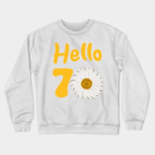 70th Birthday Crewneck Sweatshirt